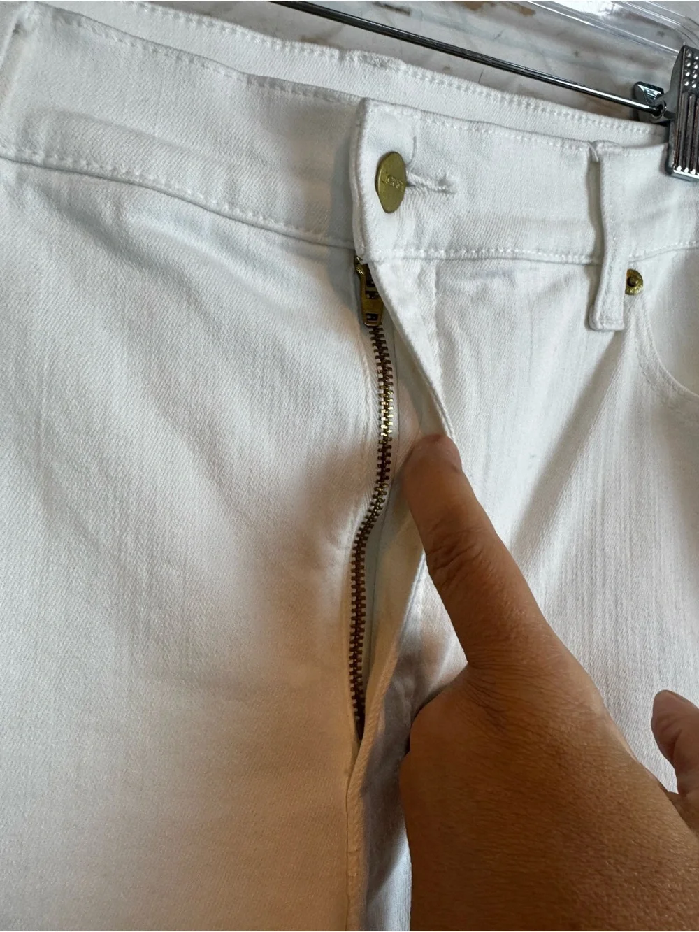 J. Crew | White 96 Denim Trouser, 32